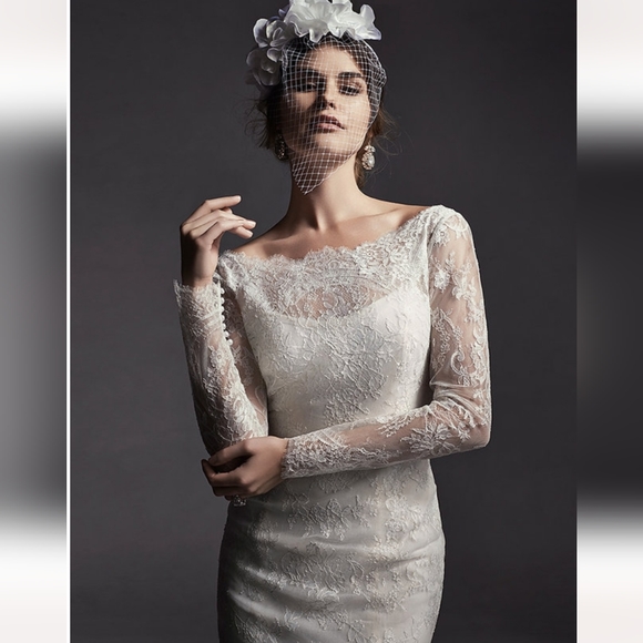 NWT Sottero & Midgley "Danae" wedding dress sz 10 - Picture 4 of 13